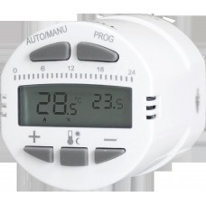 Термостат радиаторный Teplocom TS-Prog-R, LCD, программируемый, питание 2х2АА